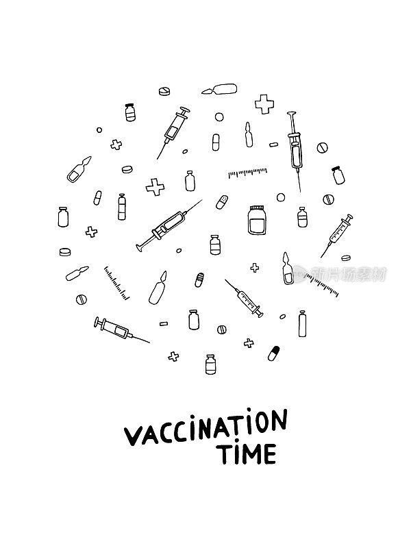 Time for Vaccination illustration